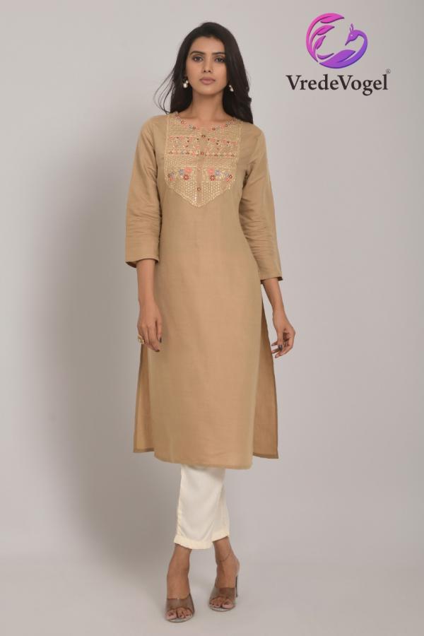 VredeVogel Naari Designer Kurtis Collection